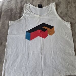 Foreigner Band White Cotton Tank Top